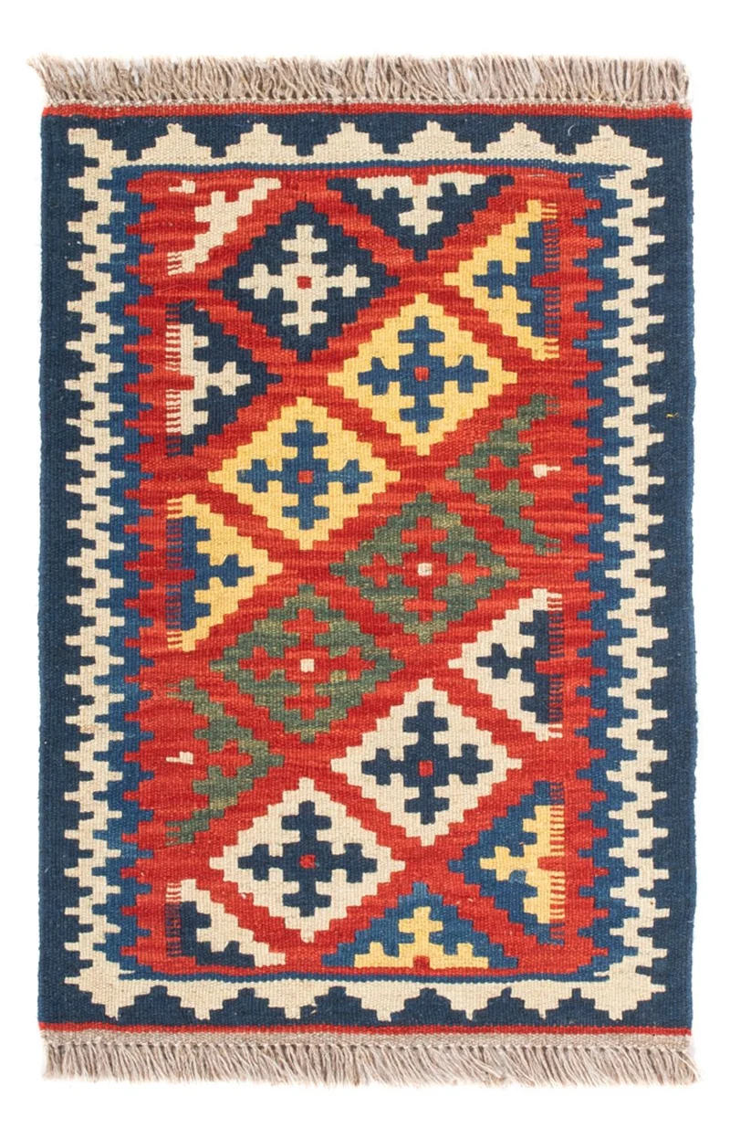 Kelim Fars Teppich 40x60cm - mehrfarbig