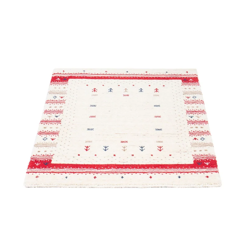 Indo Loribaft Teppich 60x90cm - Wollteppich - mehrfarbig
