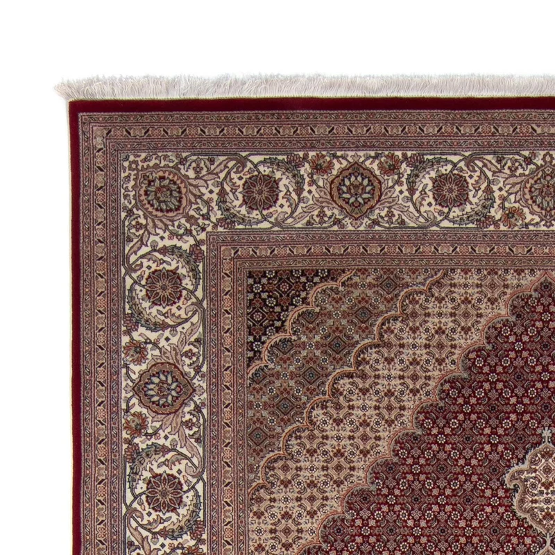 Perserteppich - Täbriz 204 x 302 cm Teppich Wohnzimmer - rot
