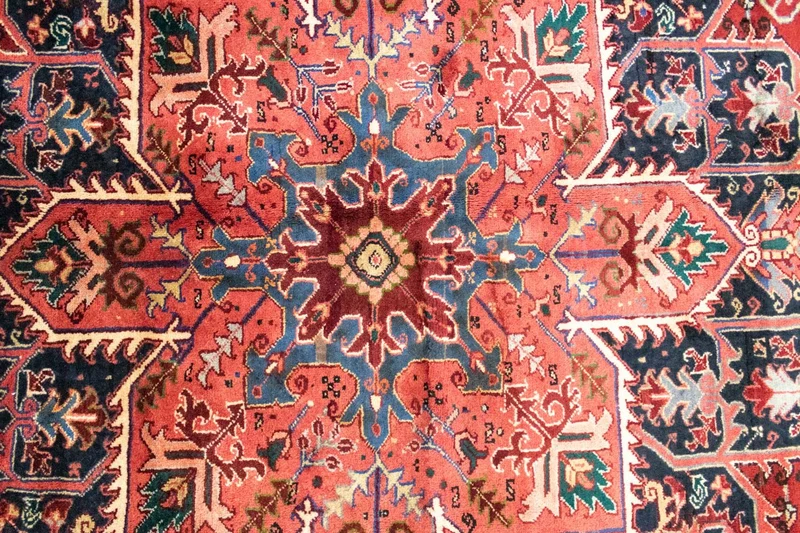 Perserteppich - Nomadic 305 x 390 cm - rot