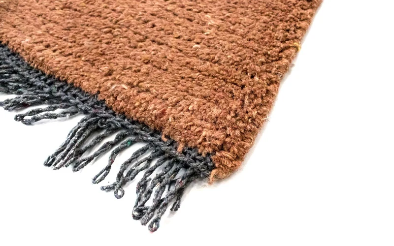 Nepal Teppich 70 x 140 cm - braun