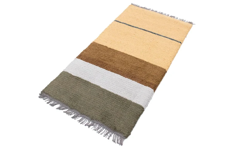 Nepal Teppich 70 x 140 cm - mehrfarbig