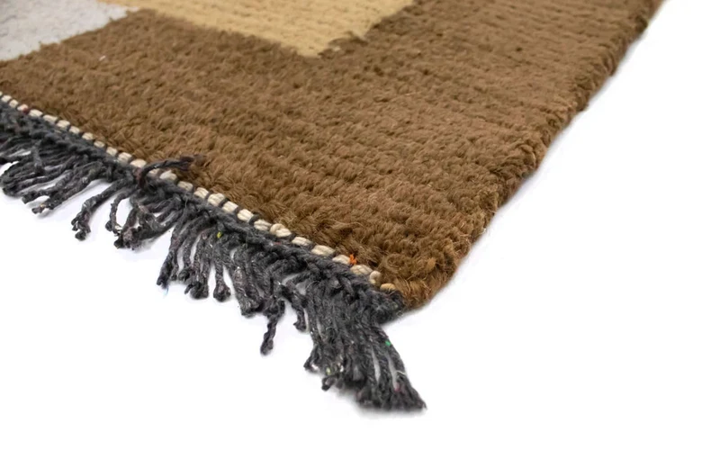 Nepal Teppich 70x140cm - Wollteppich - mehrfarbig