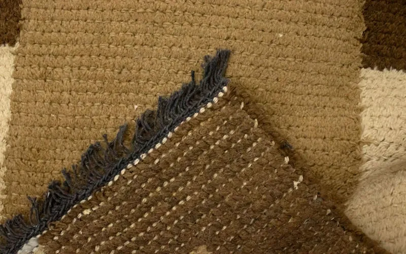 Nepal Teppich 70x140cm - Wollteppich - mehrfarbig