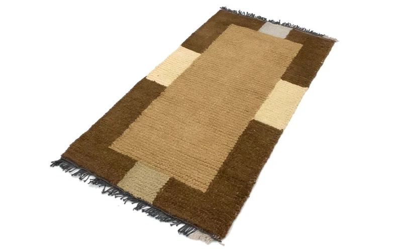 Nepal Teppich 70x140cm - Wollteppich - mehrfarbig