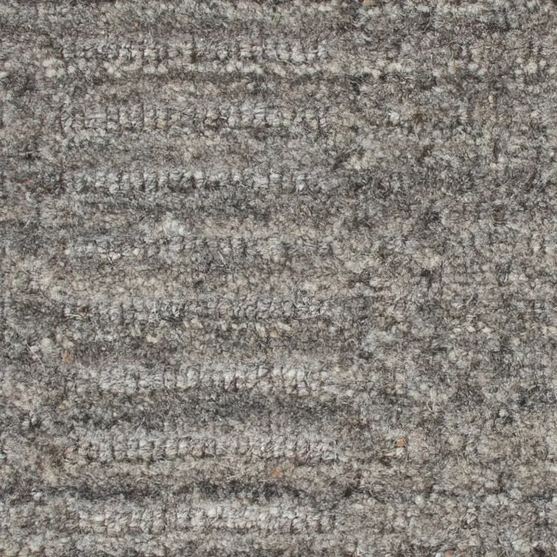 Wollteppich 30x30cm - grau