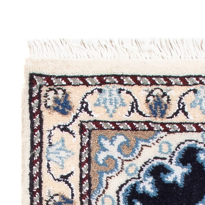 Perserteppich - Nain - Royal - 40 x 60 cm - dunkelblau