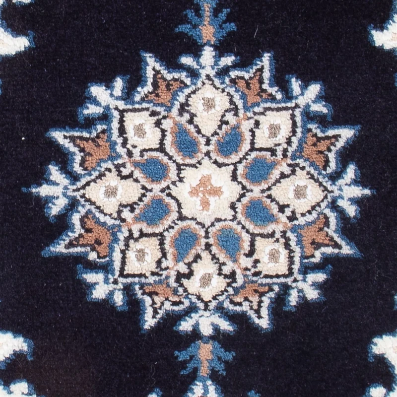 Perserteppich - Nain - Royal - 40 x 60 cm - dunkelblau