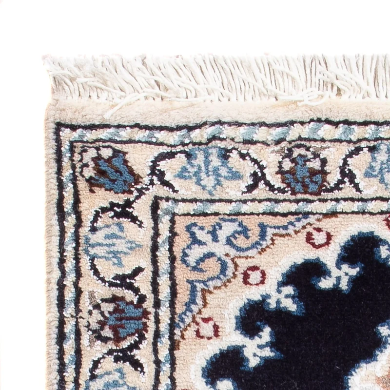 Perserteppich - Nain - Royal - 40 x 60 cm - dunkelblau