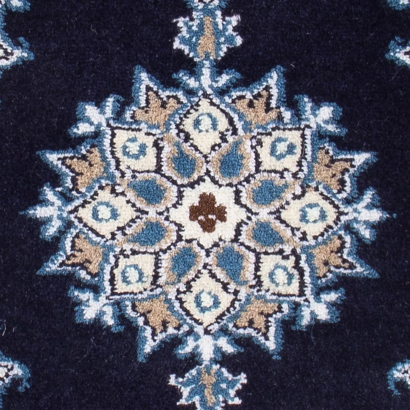 Nain - 9La Teppich 40x60cm - Perserteppich - dunkelblau