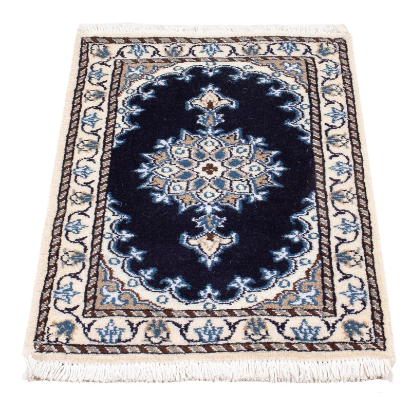 Nain - 9La Teppich 40x60cm - Perserteppich - dunkelblau