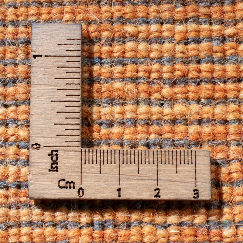 Gabbeh Teppich Indus 70x140cm - Wollteppich - orange