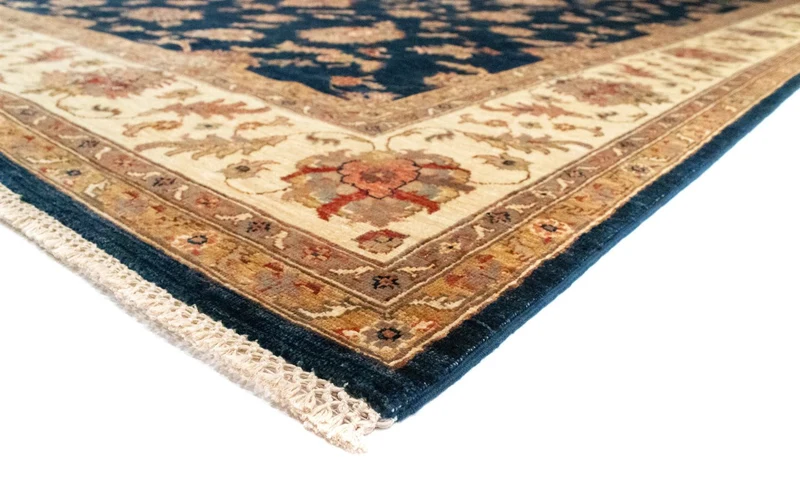 Ziegler Teppich 247 x 352 cm - blau