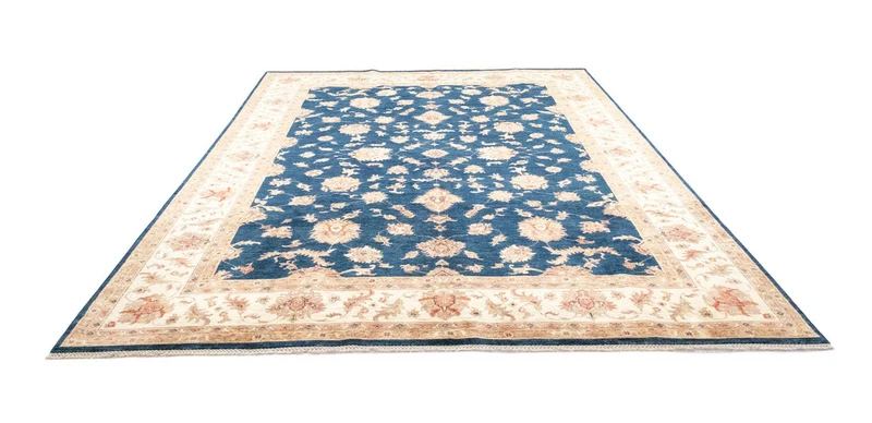Ziegler Teppich 247 x 352 cm - blau