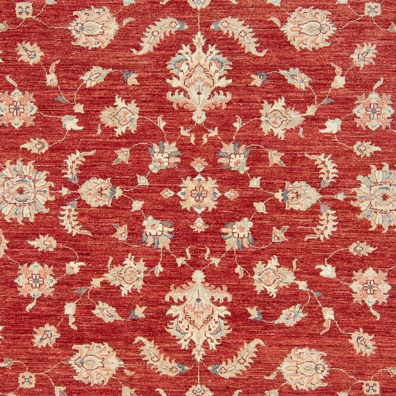 Ziegler Teppich 250 x 295 cm - dunkelrot