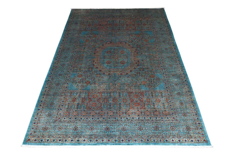 Ziegler Teppich 210 x 299 cm - türkis