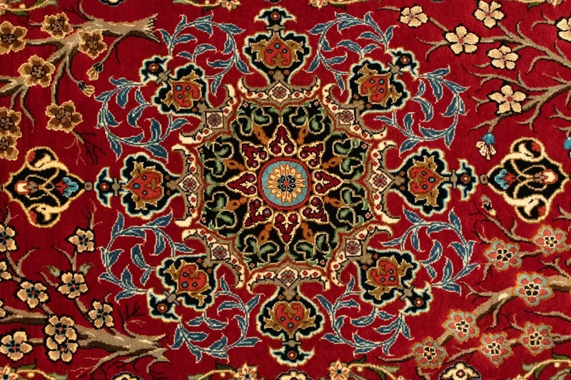 Perserteppich - Ghom 110 x 171 cm - rot