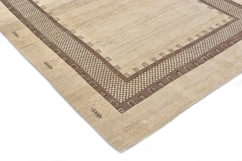 Gabbeh Teppich - Loribaft Perser 176 x 242 cm - beige