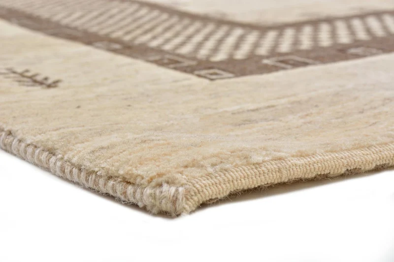 Gabbeh Teppich - Loribaft Perser 176 x 242 cm - beige