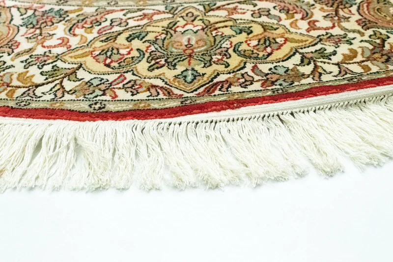 Seidenteppich - Kaschmir Seide 150 x 158 cm Teppich Quadratisch