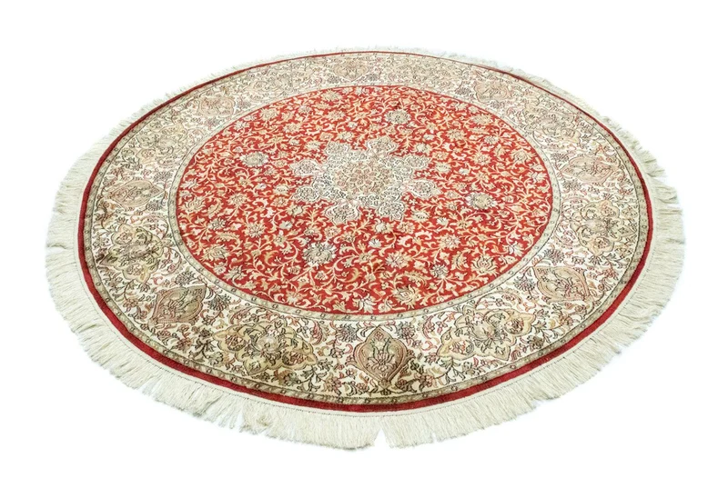 Seidenteppich - Kaschmir Seide 150 x 158 cm Teppich Quadratisch