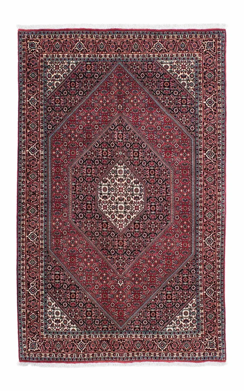 Perserteppich - Bidjar - Royal 131 x 204 cm Teppichbrücke - hellrot