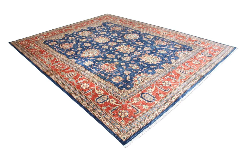 Ziegler Teppich - Kazak 246 x 303 cm - blau
