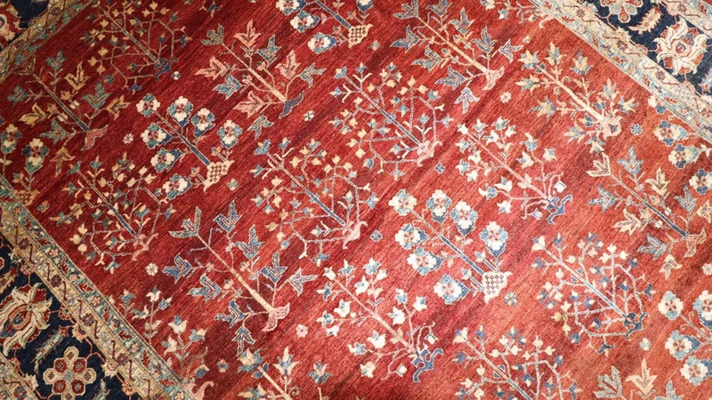 Ziegler Teppich 296 x 376 cm - rot