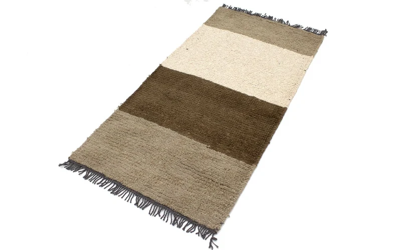 Nepal Teppich 70x140cm - Wollteppich - mehrfarbig