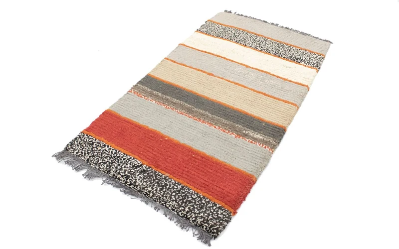 Nepal Teppich 70x140cm - Wollteppich - mehrfarbig