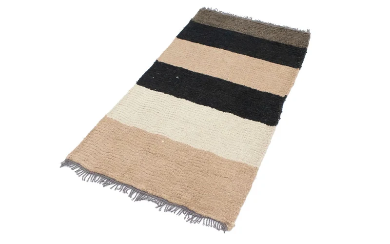 Nepal Teppich 70x140cm - Wollteppich - mehrfarbig