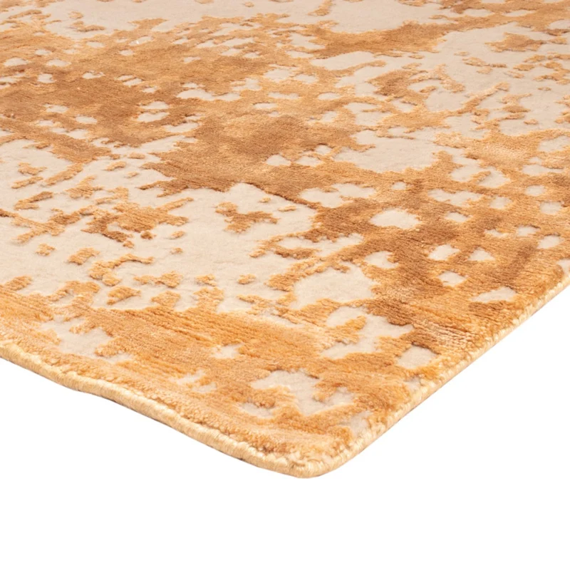 Designer Teppich - 202 x 303 cm - gold