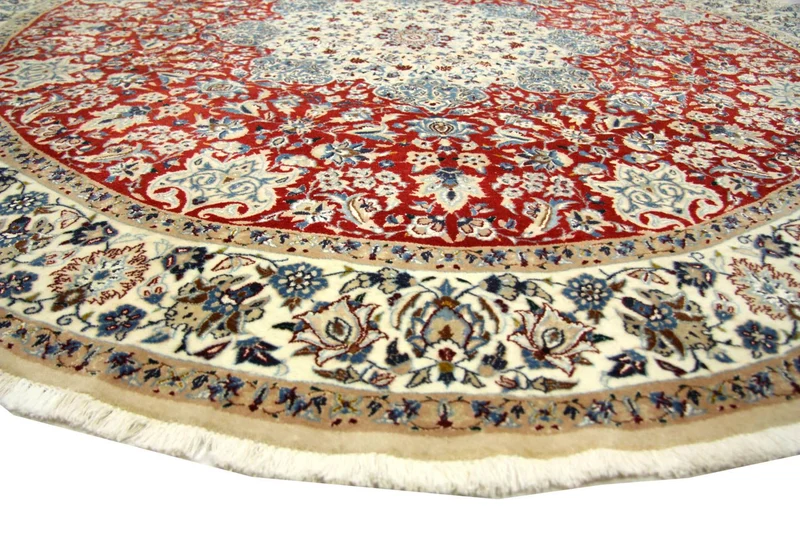 Perserteppich - Nain - Royal 191 x 191 cm Runder Teppich