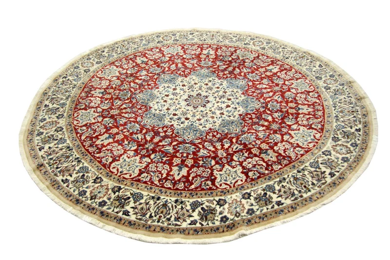 Perserteppich - Nain - Royal 191 x 191 cm Runder Teppich