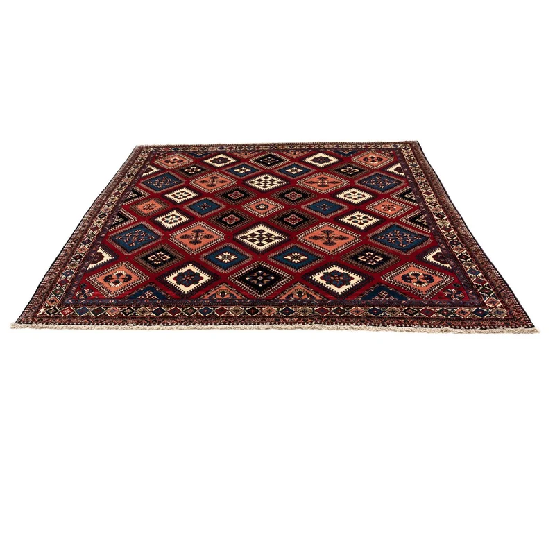 Perserteppich - Nomadic 252 x 290 cm - dunkelrot
