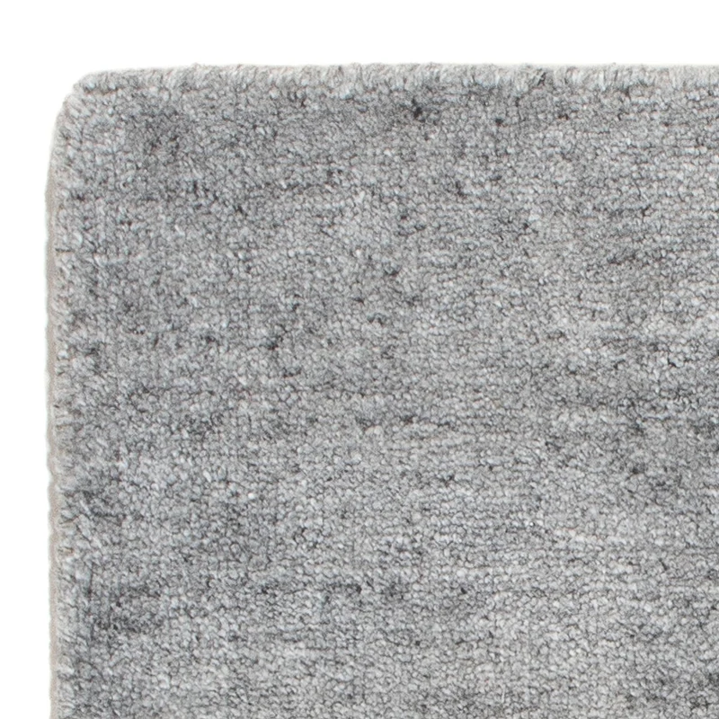 Wollteppich quadratisch - 30 x 30 cm - grau