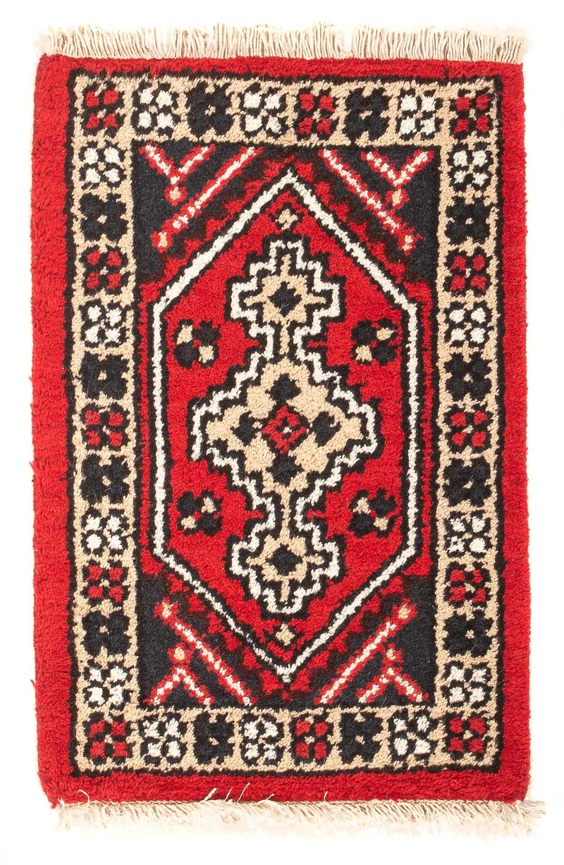 Orientteppich 40 x 60 cm - dunkelrot