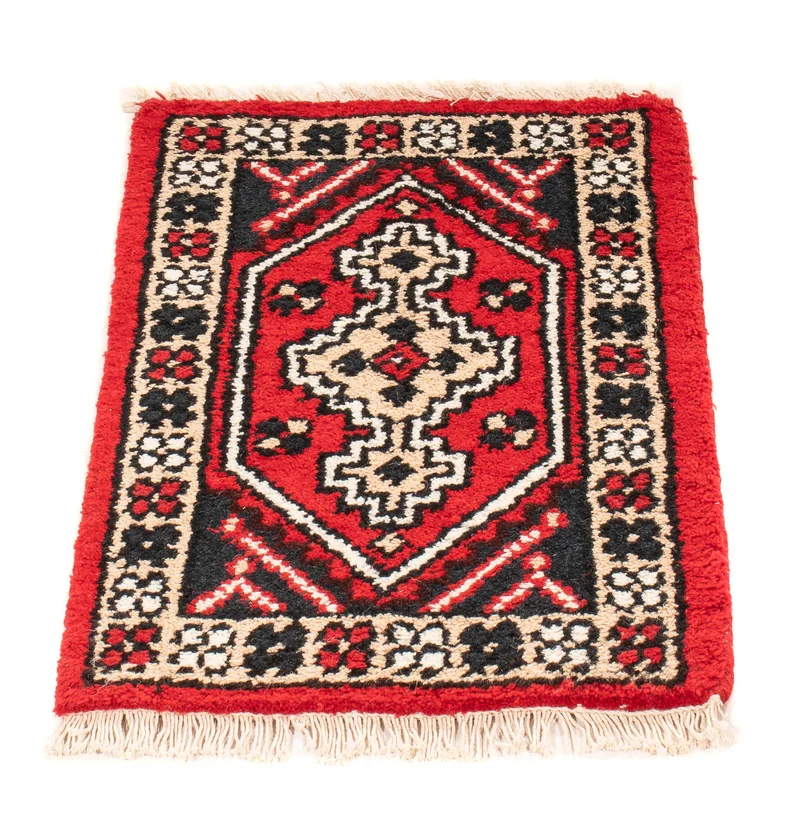 Orientteppich 40 x 60 cm - dunkelrot