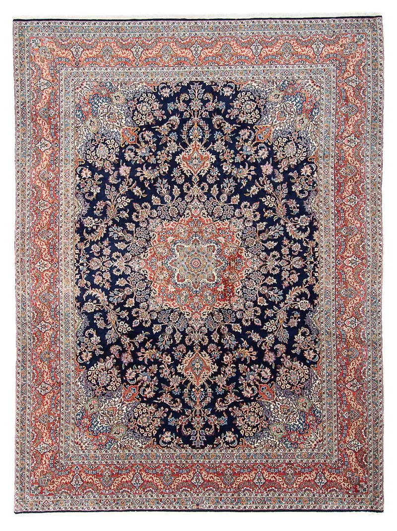 Perserteppich - Royal 300 x 403 cm - dunkelblau