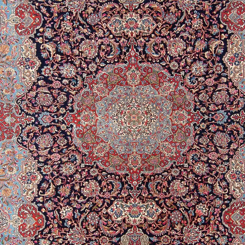 Perserteppich - Royal 295 x 405 cm - dunkelblau