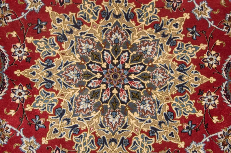 Perserteppich - Isfahan - Premium 157 x 224 cm Wohnzimmer Teppich