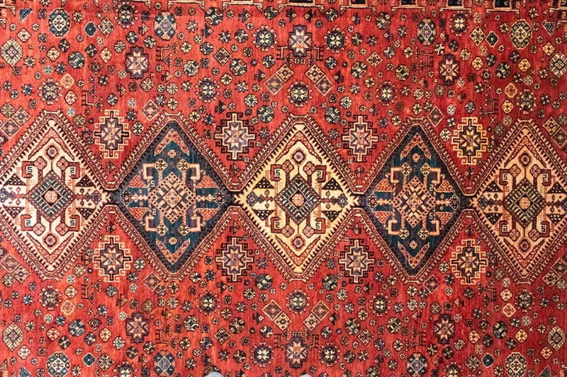 Perserteppich - Nomadic 207 x 280 cm - rot