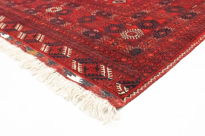 Afghan Teppich - Buchara 198 x 299 cm - dunkelrot