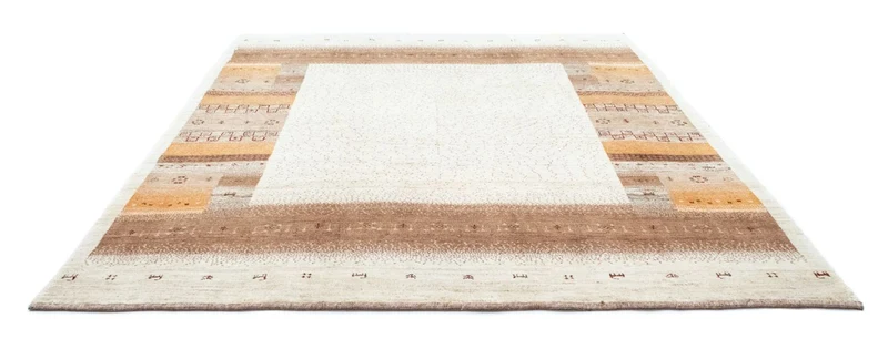 Gabbeh Teppich - Loribaft Perser 200 x 237 cm - beige