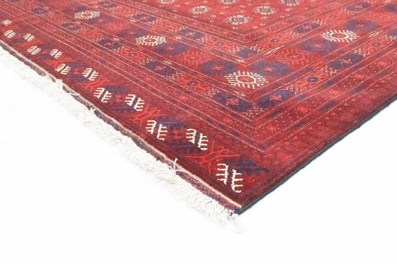 Afghan Teppich - Buchara 196 x 301 cm - dunkelrot