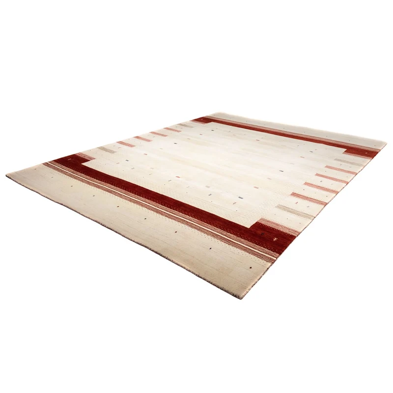 Gabbeh Teppich - Loribaft Indus 254 x 346 cm - beige
