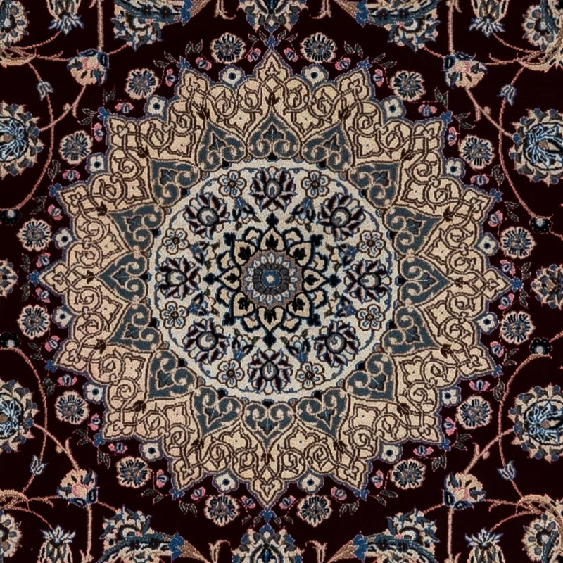Perserteppich - Nain - Royal 248 x 348 cm - schwarz