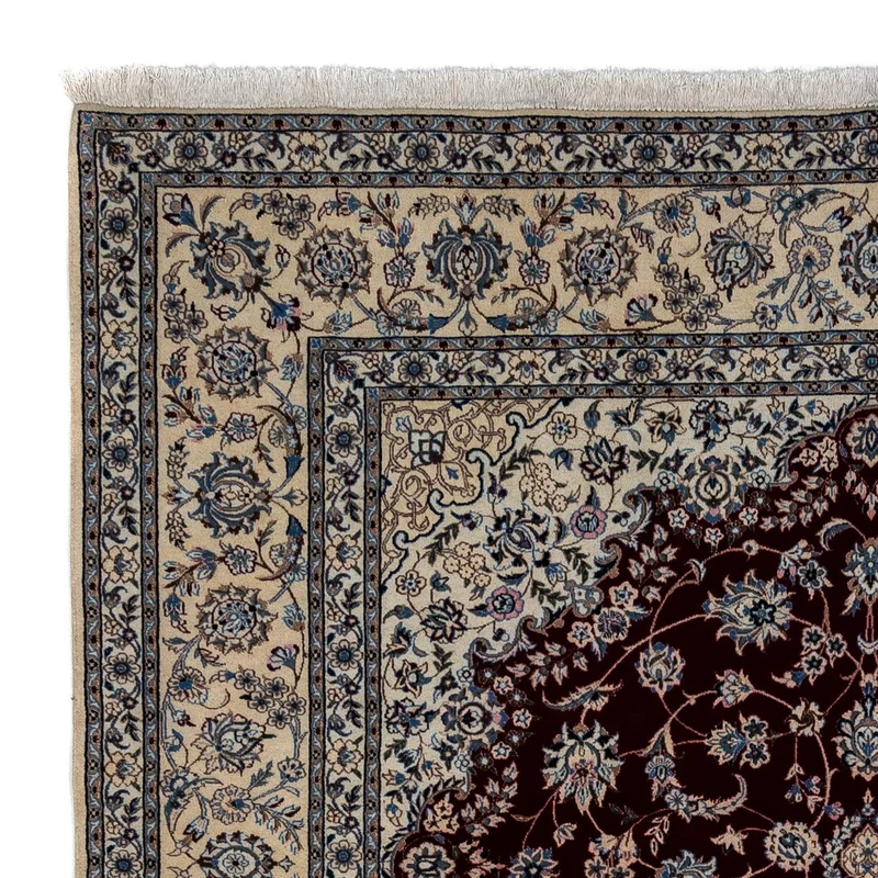 Perserteppich - Nain - Royal 248 x 348 cm - schwarz