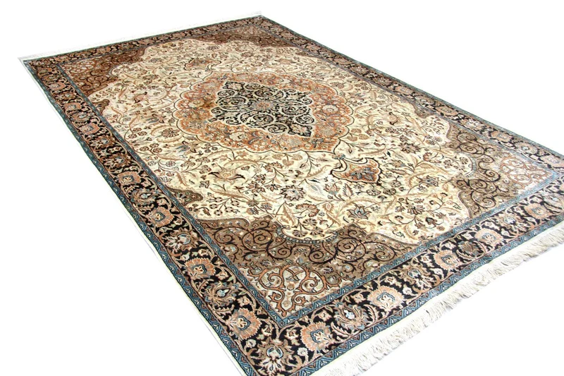 Seidenteppich - Kaschmir Seide 177 x 272 cm Wohnzimmer Teppich