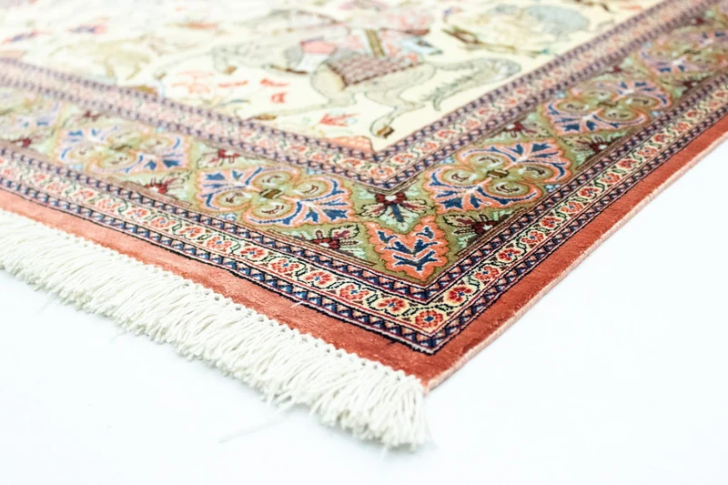 Seidenteppich - Ghom Seide - Premium 77 x 121 cm Teppichbrücke